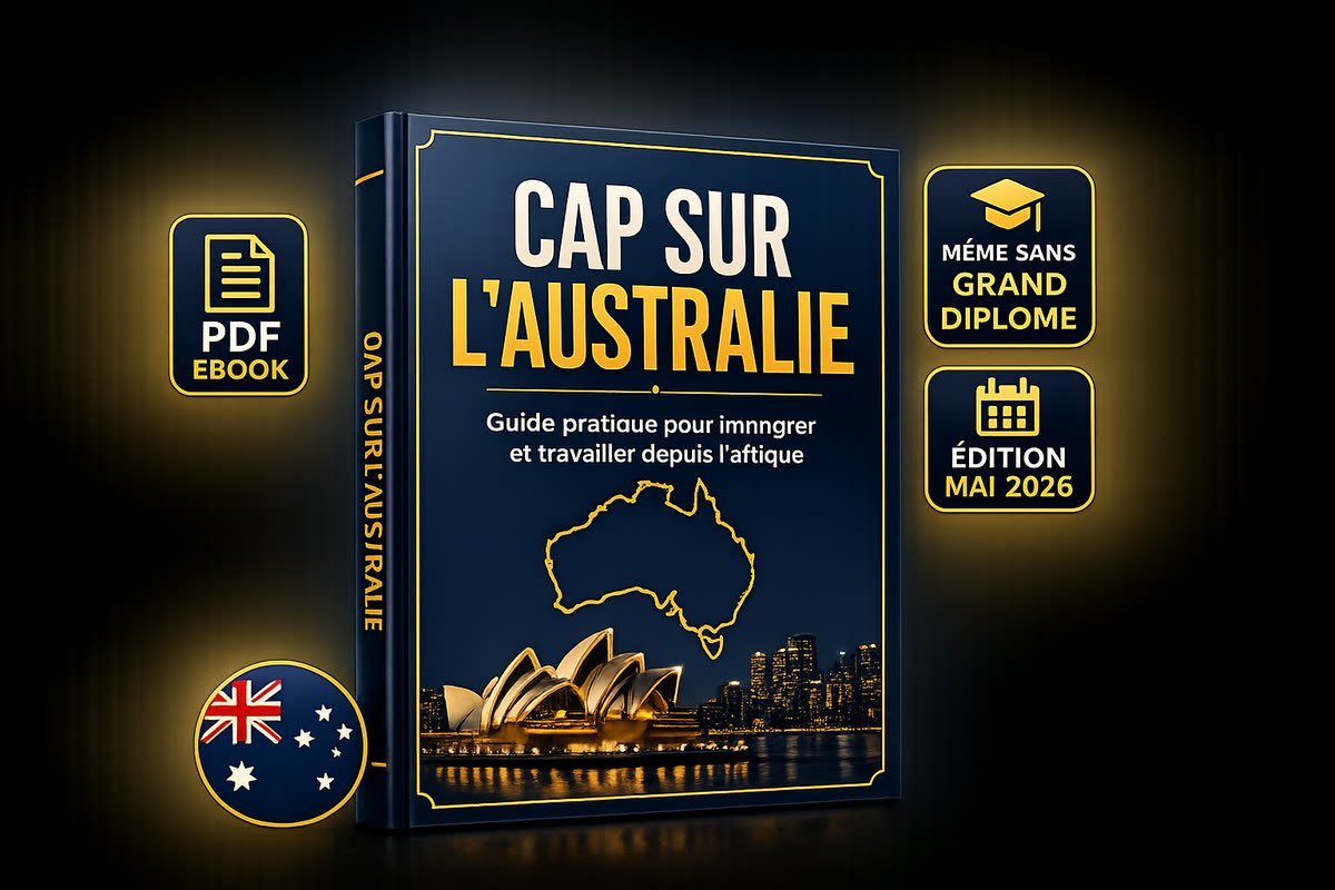 Mockup du guide PDF Cap sur l'Australie